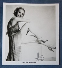 HELEN PAMMER   Vintage 1930's Glamour Photo Card   WC06