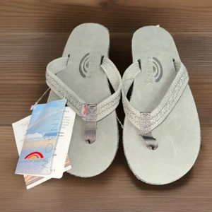 NEW Rainbow Willow Premier Leather - Grey M medium size (6.5-7.5) - Picture 1 of 5