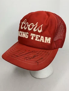 Bill Elliott Signed Hat Coors Racing Team Truckers Cap Vintage NASCAR Dad Gift - Picture 1 of 10