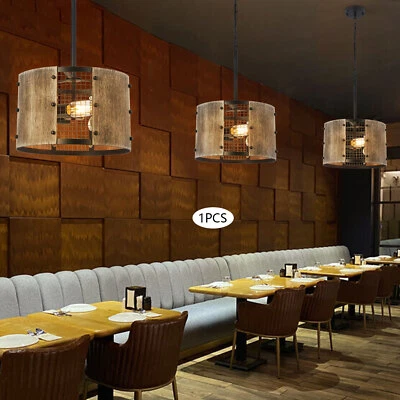 Rustic Chandelier Light Industrial Farmhouse Hanging Pendant Lamp for Restaurant - Image 1 of 4