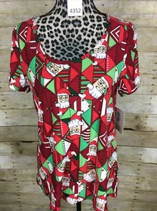 LuLaRoe LLR S Classic T Top - New w/ Tags! ⭐️SANTA⭐️ - Picture 1 of 6