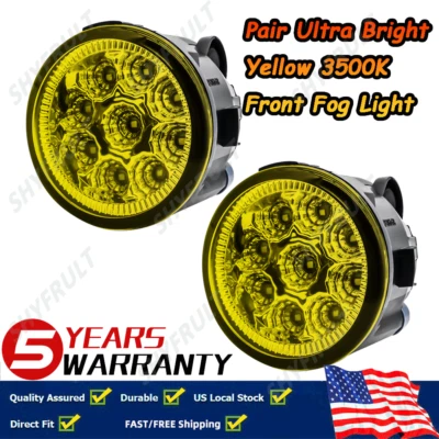 Pair Upgrades Bumper 9*LED Fog Light Driving Lamps For INFINITI QX70 2014-2016 Foto 1 de 4
