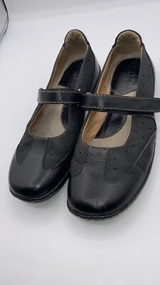 Born Womens Black Leather Upper Shoes with Strap Size 8 (EU 39) - Image 1 of 4
