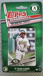 Topps Oakland Athletics A's 2017 conjunto completo de equipo (27) Khris Davis ¡Look nítido! - Imagen 1 de 2