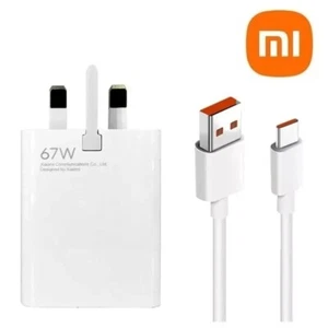 Original Xiaomi 67W USB-C Fast Wall Charger Adapter Cable Mi 11/12/13 Pro Ultra - Picture 1 of 16