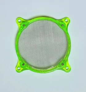 UV Green 92mm Cooling Fan Dust Filter w/ Stainless Steel Mesh Removable Washable - Afbeelding 1 van 5