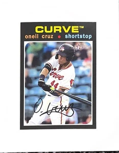 2020 Topps Heritage Minor League Oneil Cruz - Altoona Curve Pirates - Bild 1 von 1