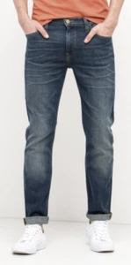Lee jeans mens Rider stretch slim/skinny fit 'Tinted blue' FACTORY SECONDS L166 - Picture 1 of 8