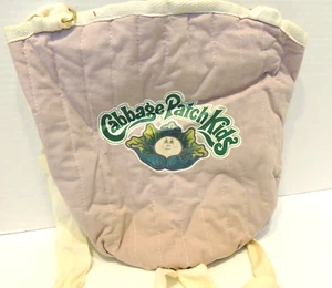 Portamuñecas/mochila vintage ""Cabbage Patch Kids"" - lavanda - Imagen 1 de 4