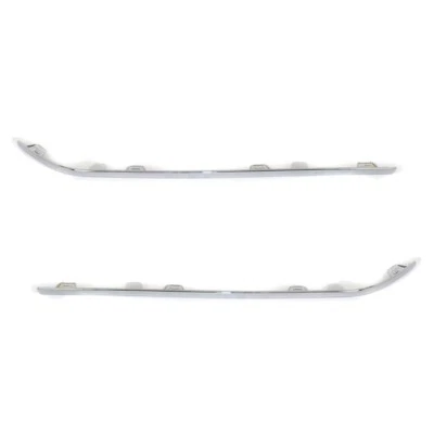 Front Driver & Passenger Side Bumper Trim Set For 2005-2010 Chrysler 300 3.5L Foto 1 de 4