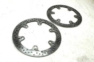 2005 2006 DUCATI MULTISTRADA 1000 S FRONT LEFT RIGHT BRAKE ROTORS DISCS 4.4MM - Picture 1 of 5