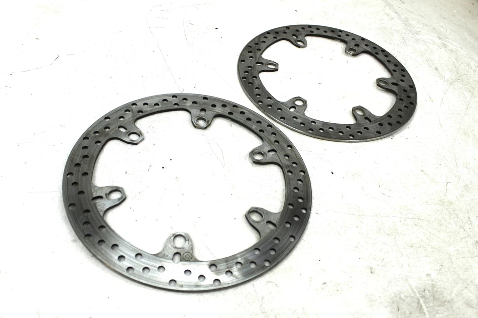 2005 2006 DUCATI MULTISTRADA 1000 S FRONT LEFT RIGHT BRAKE ROTORS DISCS 4.4MM - Image 1 of 4