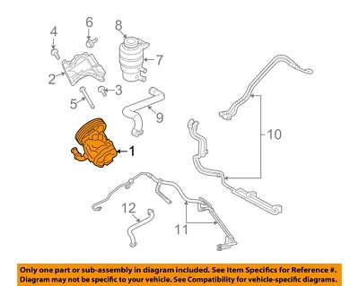 Used Power Steering Pump fits: 2007 Jeep Patriot  Grade A - Image 1 of 3