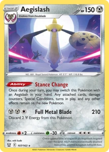 1x Aegislash 107/163 - Battle Styles - Pokemon TCG - Holo NM - Picture 1 of 1