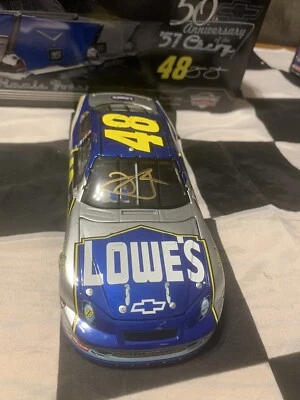 2007 Jimmie Johnson #48 с автографом 57 Chevy 50th Anniversary 1/24 - Изображение 1 из 4