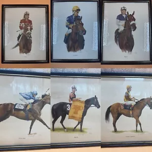 (6) 11"x14" Numbered Signed Horse Racing Prints All 157/500 - Picture 1 of 13