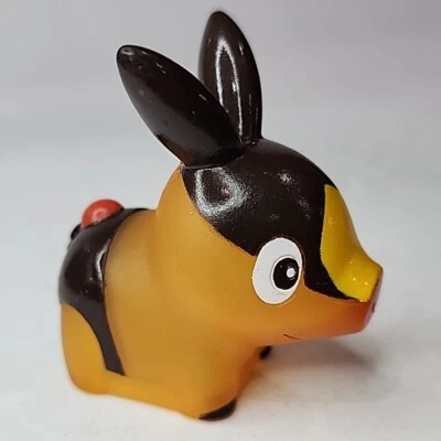 2010 Pokemon 2" Tepig Clear Finger Puppet Figure Nintendo Bandai - Image 1 of 3