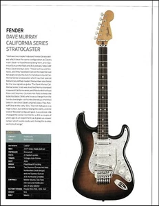 Dave Murray Signature Fender Stratocaster Gitarre Pin-Up Artikel mit Spezifikationen - Bild 1 von 3