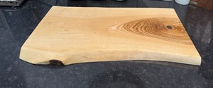 Solid Ash Live Edge chopping Board - Picture 1 of 4