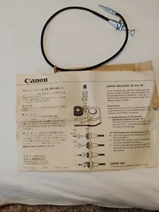 OEM Original Canon Cable Release Model 50 with box and instructions Works Well! - Picture 1 of 7