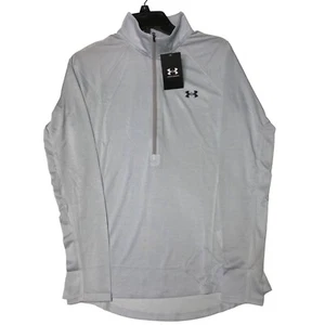 Suéter para mujer Under Armour Tech Twist 1⁄2 cremallera manga larga MD NUEVO CON ETIQUETA - Imagen 1 de 5