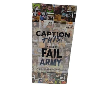 Caption Fail Army Game Party Game Brandable New Sealed Ages 12 + - Picture 1 of 6