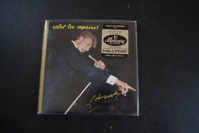 JOHNNY HALLYDAY SALUT LES COPAINS CD  TIRAGE LIMITE 10000 EX AVEC POSTER INTERNE - Photo 1/2