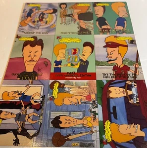1994 Fleer 1st Ed. Uncut 10.5" x 7.5" Promo Card MTV's Beavis & Butt-Head of 9 - Picture 1 of 2