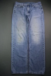 Jeans uomo Levi's 514 2015 taglio dritto effetto invecchiato leggero taglia 33x32 (Msr 33x30) - Foto 1 di 9