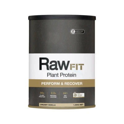 Amazonia Raw FIT Plant Protein Perform & Recover Creamy Vanilla 1.25kg - Image 1 of 2