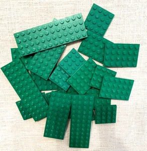 Lego® 20 Placas System Basic de 4x4 - 4x12 Verde (Nº 11) - Imagen 1 de 1