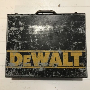 DEWALT Vintage Metal Tool Case Box Fits Hammer Driver Drill (case only) - Picture 1 of 5