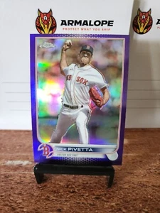 2022 Topps Update Chrome #USC153 Nick Pivetta Purple Refractor - Picture 1 of 2