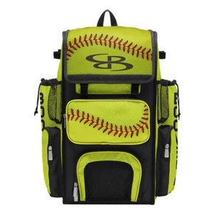 Boombah Superpack Softball Rucksack - Spieler Ausrüstungstasche - Schlägerrucksack - Softball 2 - Bild 1 von 12