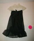 VINTAGE 1969 MOD BARBIE # 1869 MIDI-MAGIC BLACK & WHITE DRESS LOT #10