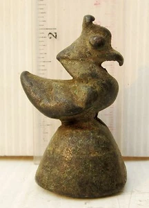 ¡ALTA CALIDAD! Pájaro Hamsa de Bronce Antiguo Peso Opio 160 g - Imagen 1 de 2