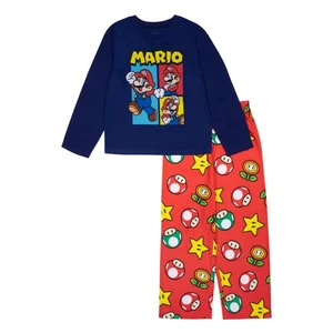 Juego de pijama holgado de 2 piezas para niños Nintendo, suave y lindo para niños - Imagen 1 de 2