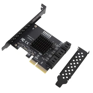 6 Port PCIe Expansion Card PCIE To Serial ATA3.0 Extension Card Wide - Picture 1 of 12