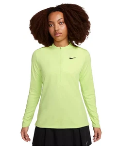 Maglione Nike Dri-FIT UV Advantage 1/2 zip top donna XL limone chiaro manica lunga - Foto 1 di 16