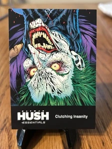 #37 CLUTCHING INSANITY 2025 Cryptozoic DC Batman Hush Essential Jim Lee JOKER - Bild 1 von 2