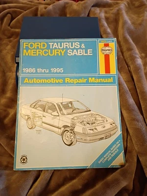 Haynes Repair Manual 1986-1995 Ford Taurus & Mercury Sable 36074 Auto Handbook - Image 1 of 4