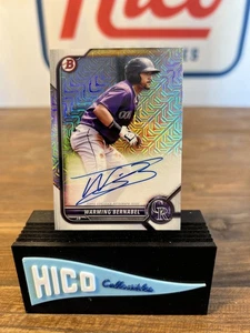 2022 Bowman Chrome Mojo Autographs Warming Bernabel #BCMA-WB - Bild 1 von 3