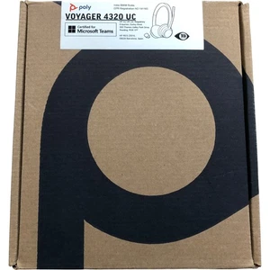 POLY Voyager 4320 UC Wireless Headset Bluetooth USB-C zertifiziert Microsoft Teams - Bild 1 von 4