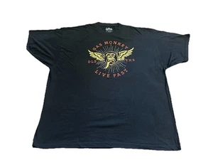 Camiseta Negra Auténtica Gas Monkey Garage “Live Fast” 5XL - Imagen 1 de 3