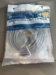 Dryer Power Cord 3 Wire 6’ GE New In Bag - Picture 1 of 2