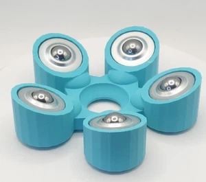 Taza giratoria de bolas de boliche - turquesa - Imagen 1 de 5