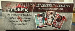2007 Fleer Baseball Factory Sealed Set 400 Cards + 30 Exclusive Update Rookies - Bild 1 von 5