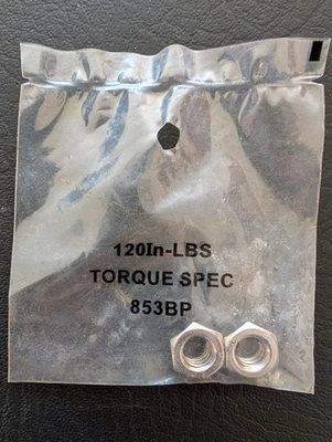 Battery Terminal Nuts 853BP, Pack Of 2, Brand New Original Packaging  - Image 1 of 3