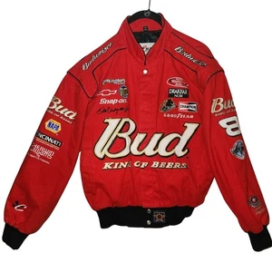 Vintage Y2K Dale Earnhardt Jr. Budweiser Racing Jacket NASCAR Chase Authentics - Picture 1 of 10