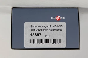 Tillig 13897 TT Bahnpostwagen Post4-b/15 Ep. II Deutsche Reichspost - Picture 1 of 2